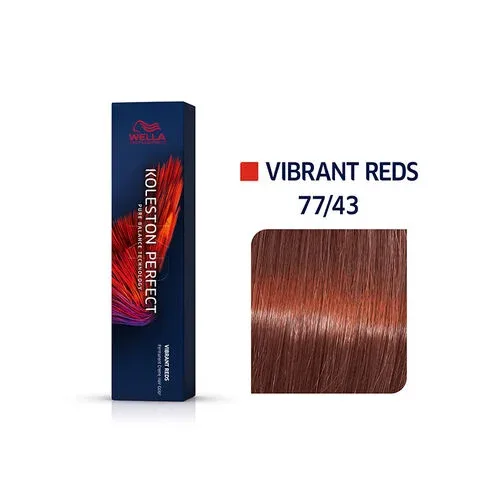 coloration permanente performante wella koleston perfect 77/43