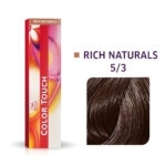 coloration color touch a lille par nos coiffeurs coloristes lillois Wella professionnels 5/3 châtain clair doré