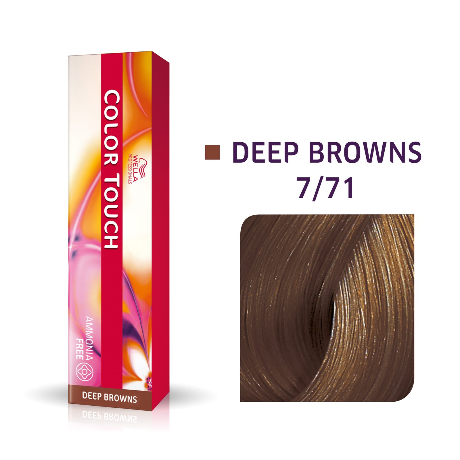 coloration color touch a lille par nos coiffeurs coloristes lillois Wella professionnels 7/71 blond marron cendré