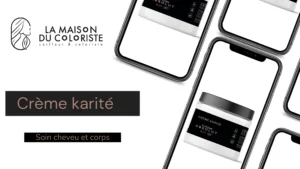 Crème au Beurre de Karité - Soin avant-shampoing ultra-nourrissant pour cheveux secs