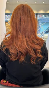 Résultat avant après coloration alternative naturelle sans ammoniaque à Lille