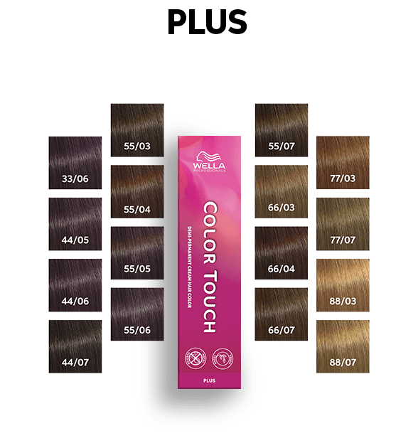 Coloration semi-permanente Color Touch Wella à Lille, cheveux brillants aux reflets naturels et lumineux