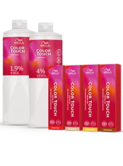 Gamme Color Touch Wella Professionals, coloration demi-permanente sans ammoniaque pour des cheveux lumineux