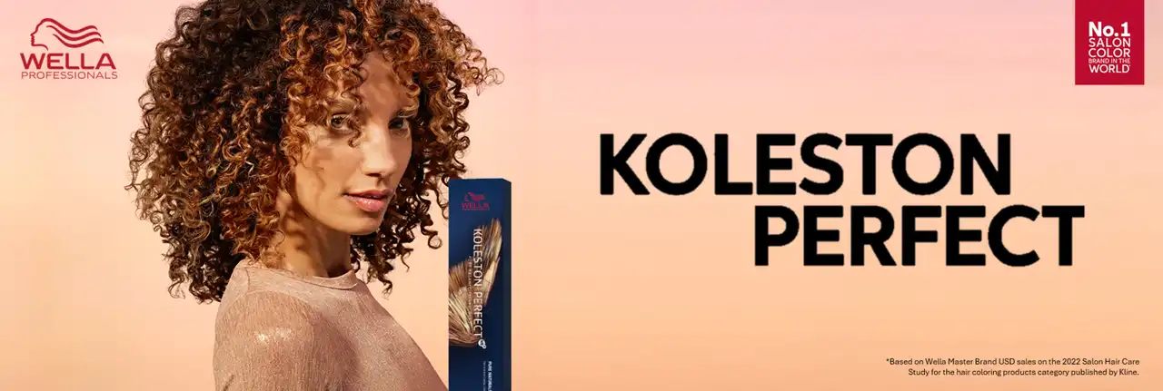 Coloration professionnelle Koleston Perfect Me+ Wella Professionals sur cheveux blonds