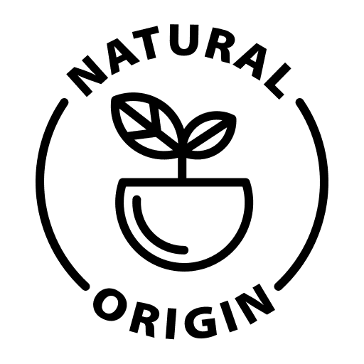 Logo Natural Origin avec plante, soins capillaires à base d’ingrédients d’origine naturelle