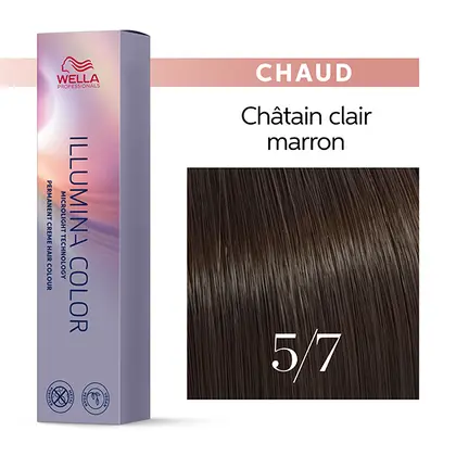 Tube de coloration Illumina Color 5/7 châtain clair