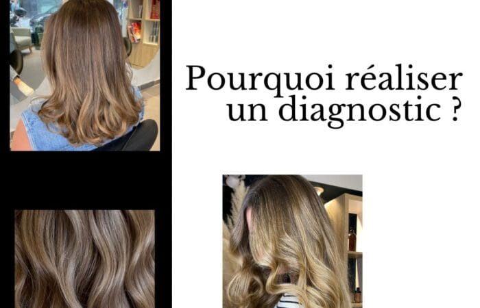 Pourquoi réaliser un diagnostic couleur à Lille : carrousel La Maison du Coloriste, coiffeur Lille, balayage blond et reflets wavy.