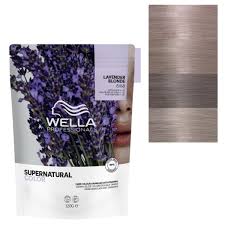 Nuancier Wella Supernatural Color – blond au tanin (coloration naturelle)