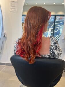 underlight rouge au salon la maison du coloriste lille